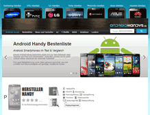 Tablet Screenshot of androidhandys.de